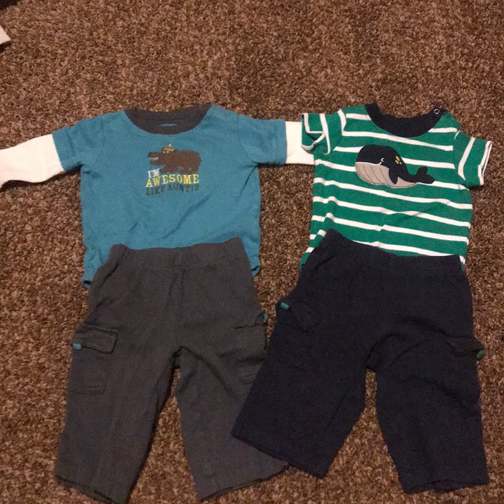 2 Shirt/Pant sets